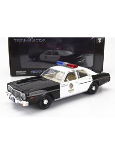   Greenlight - PLYMOUTH FURY METROPOLITAN POLICE 1977 - THE TERMINATOR BLACK WHITE