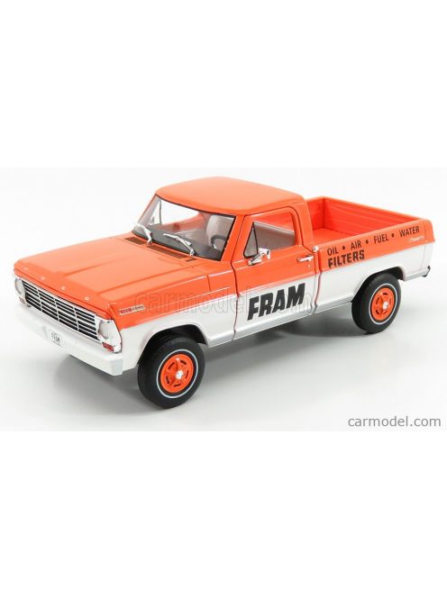 Greenlight - Ford Usa F-100 Pick-Up Fram 1967 Orange White