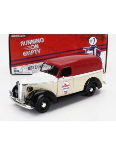   Greenlight - CHEVROLET PANEL TRUCK VAN CHEVRON 1939 BEIGE WHITE RED