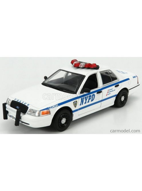 Greenlight - Ford Usa Crown Victoria Police Interceptor New York City Department Nypd 2011 White