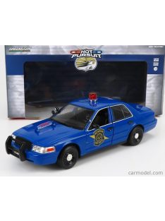   Greenlight - Ford Usa Crown Victoria Police Interceptor Michigan 2008 Blue