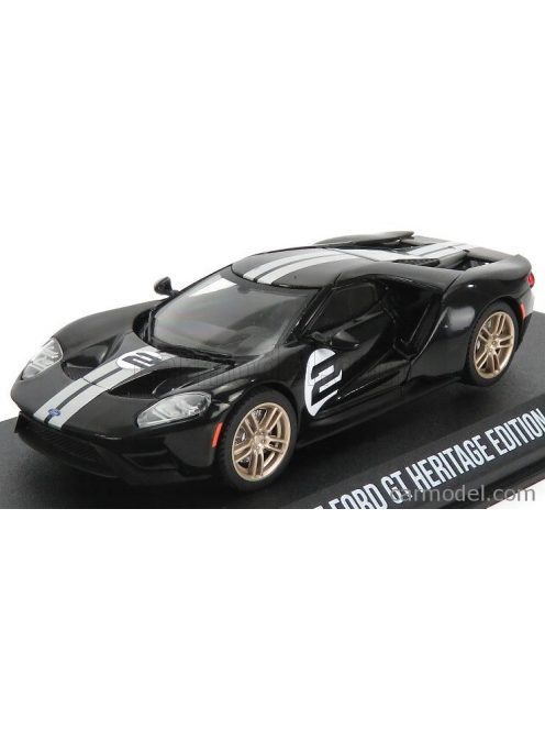 Greenlight - Ford Usa Gt N 2 Heritage Edition 2019 Black Silver