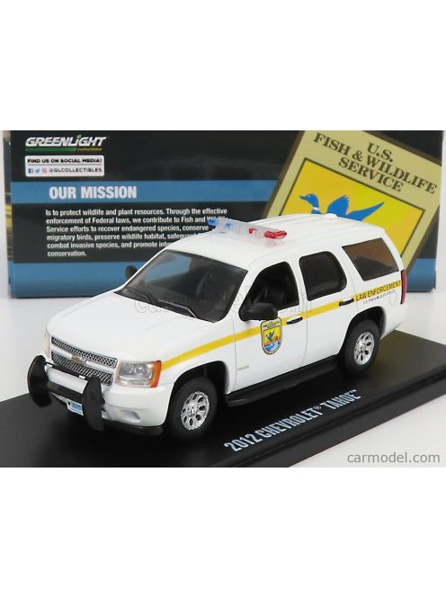 Greenlight - Chevrolet Tahoe Police U.S. Fish & Wildlife Service 2012 White