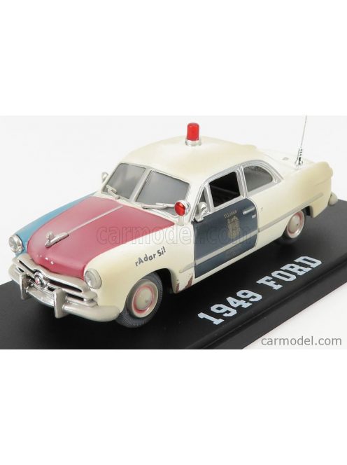 Greenlight - Ford Usa Tijuana Police Mexico Border Patrol 1949 White Black Red