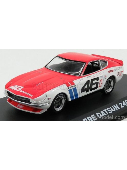 Greenlight - Nissan Datsun 240Z Bre N 46 Coupe 1971 J.Morton White Red