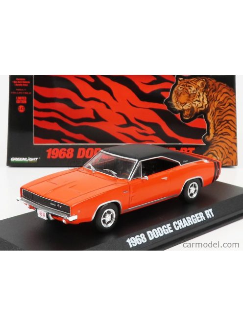 Greenlight - Dodge Bengal Charger R/T Coupe 1968 - 1 Of 50 Tom Kneer Dodge Cincinnati Ohio Orange Black