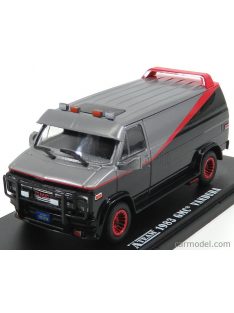   Greenlight - Gmc Vandura Cargo G.Series Van - A-Team - 1983 Black Red