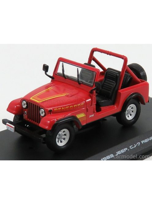 Greenlight - Jeep Cj-7 Renegade Open 1983 - The Terminator Red White