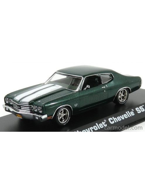 Greenlight - Chevrolet Chevelle Ss 396 Coupe 1970 - John Wick Movie Ii Green Met White