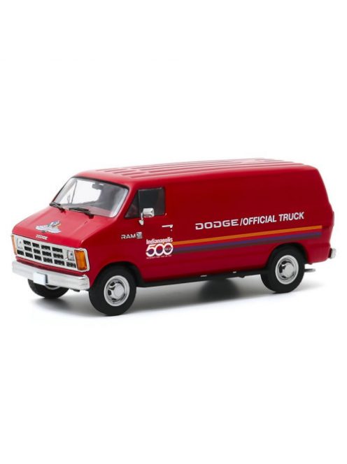 GREENLIGHT - 1987 Dodge Ram B150 Van 71st Annual Indianapolis 500 Mile Race Official Truck