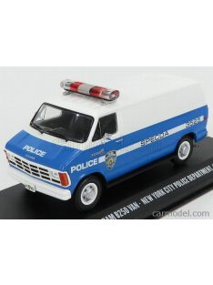   Greenlight - Dodge Ram B250 Van New York Police Department Nypd 1987 Light Blue White