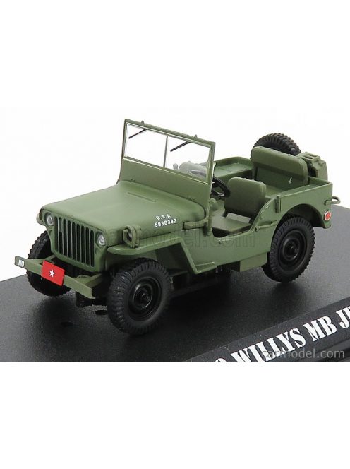 Greenlight - Jeep Willys Mb Open 1942 - M-A-S-H Military Green