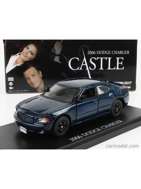 Greenlight - Dodge Charger Lx New York City Deparment Police 2006 - Castle Blue