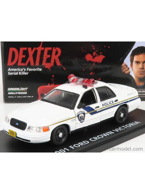 Greenlight - Ford Usa Crown Victoria Pembroke Pines Police 2001 - Dexter White