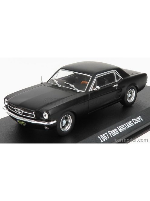 Greenlight - Ford Usa Mustang Coupe 1967 - Adonis Creed'S Matt Black