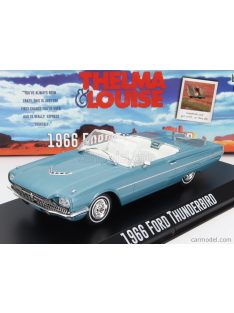   Greenlight - Ford Usa Thunderbird Cabriolet Open 1966 - Thelma & Louise Light Blue Met