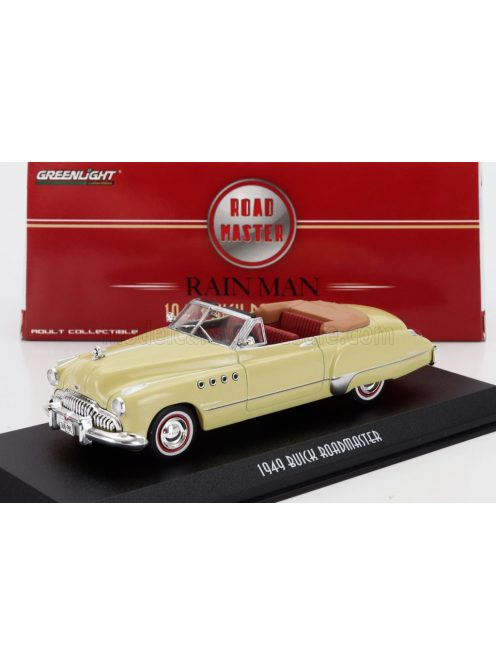 Greenlight - BUICK ROADMASTER CABRIOLET OPEN 1949 - CHARLIE BABBITT RAIN MAN CREAM