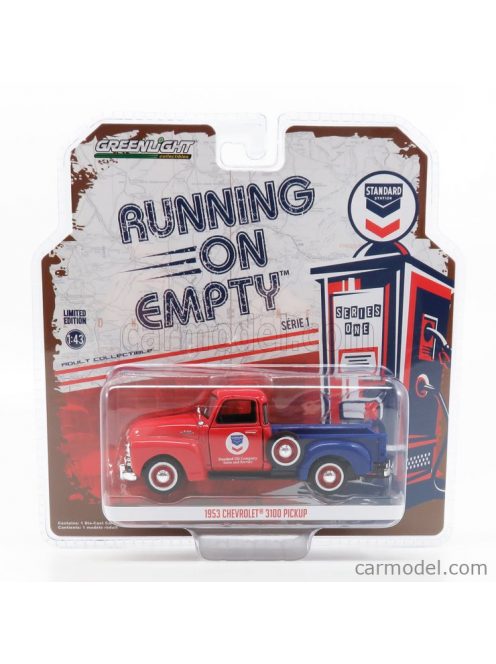 Greenlight - Chevrolet 3100 Pick-Up Standard Oil 1953 - Blister Box Red Blue