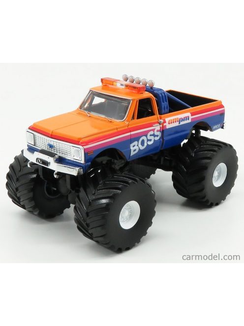 Greenlight - Chevrolet K-10 Bigfoot Monster Truck Boss 1972 Orange Blue