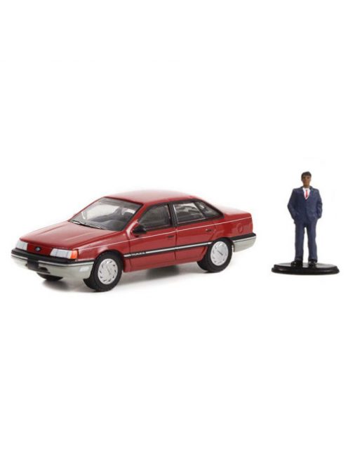 GREENLIGHT - The Hobby Shop Series 13 - 1989 Ford Taurus with Sales Associate in Suit Solid Pack