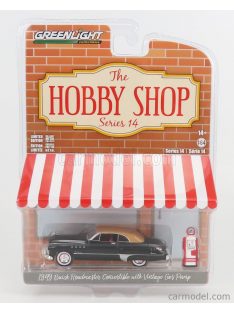   Greenlight - Buick Roadmaster Cabriolet Closed With Gas Pump 1949 Black Beige