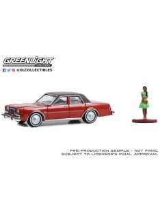   Greenlight - 1:64 Dodge Diplomat 1983 with Woman in Dress - The Hobby Shop Series 15 - GREENLIGHT