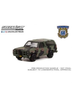   Greenlight - 1:64 Battalion 64 Series 2 - 1985 Chevrolet M1009 Cucv - U.S. Army - Camouflage Solid Pack