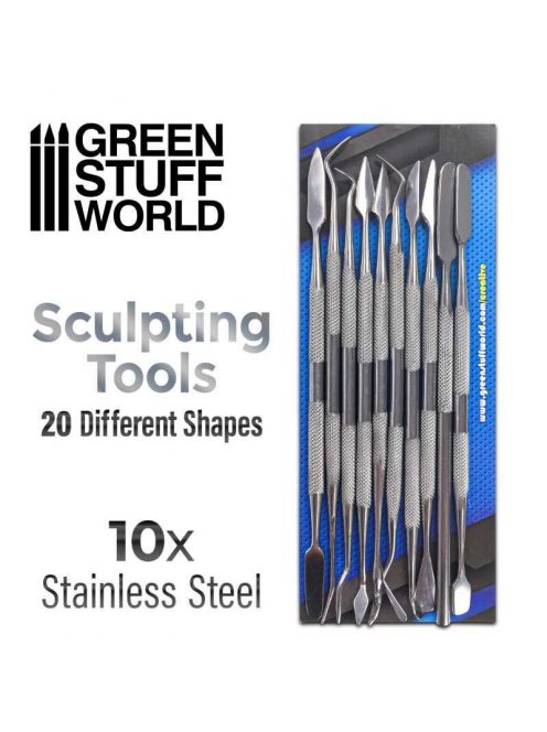 Green Stuff World - Sculpting Tools Set (10 tools)