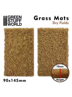   Green Stuff World - Grass Mat Cutouts - Dry Fields (size: 90x145mm height: 10mm) - 2 pcs.