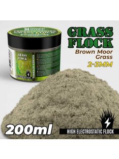   Green Stuff World - Static Grass Flock 2-3mm - Brown Moor Grass - 200 ml