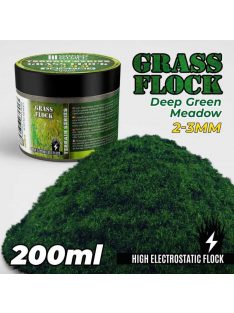   Green Stuff World - Static Grass Flock 2-3mm - DEEP GREEN MEADOW - 200 ml