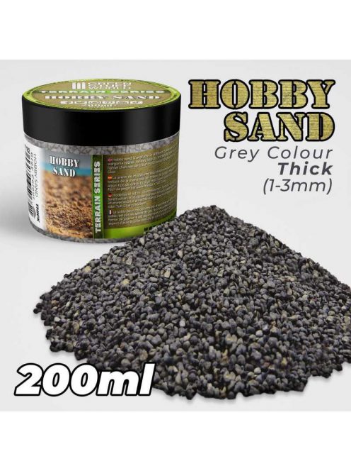 Green Stuff World - Thick Hobby Sand - Dark Grey 200ml