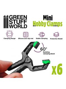 Green Stuff World - Mini hobby clamps (6 pcs)