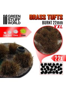   Green Stuff World - Grass TUFTS XXL - 22mm self-adhesive - BURNT