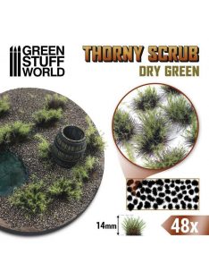 Green Stuff World - Thorny Scrubs - DRY GREEN (48 pcs.)