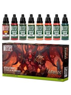 Grren Stuff World - Paint Set - Skulls & Blood (8 pcs)