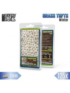   Green Stuff World - Static Grass Tufts 2 mm - Winter White (125 pcs.)