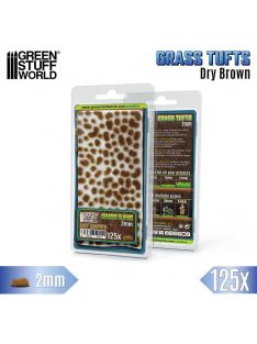   Green Stuff World - Static Grass Tufts 2 mm - Dry Brown (125 pcs.)