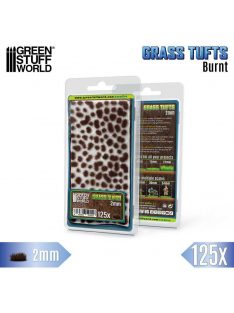   Green Stuff World - Static Grass Tufts 2 mm - Burnt Brown (125 pcs.)