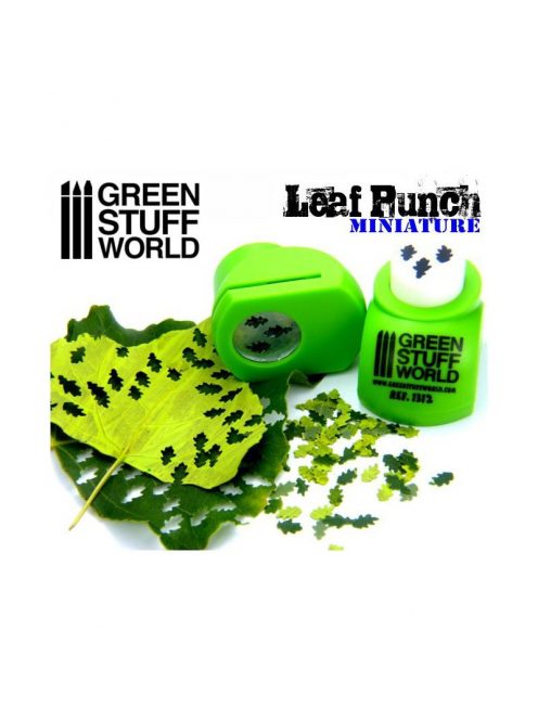 Green Stuff World - Miniature Leaf Punch LIGHT GREEN - OAK