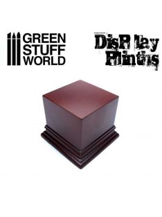   Green Stuff World - Square Top Display Plinth 6x6 cm - Hazelnut Brown