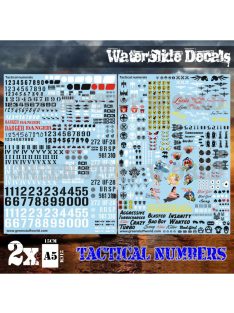   Green Stuff World - Waterslide Decals - Tactical Numerals And Pinups