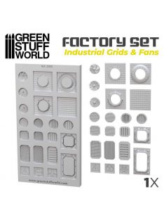 Green Stuff World - Industrial Grids And Fans Silicone Mould