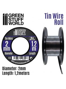   Green Stuff World - Flexible tin wire roll (thickness: 0.2mm, length: 18.5m)