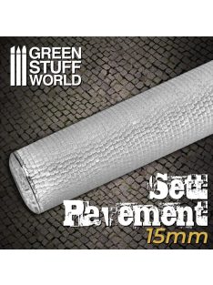   Green Stuff World - Rolling Pin SETT PAVEMENT (15 mm, for 1:144, 1:100, 1:72 scale)