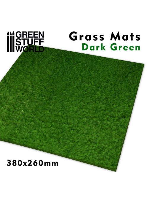 Green Stuff World - Grass Mats - Dark Green 38x26cmx4mm