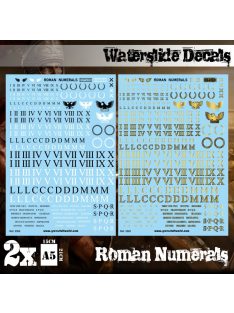 Green Stuff World - Waterslide Decals - Roman Numerals