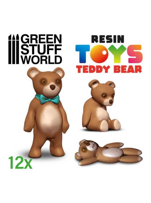 Green Stuff World - Resin Set: Teddy Bear - 12 pcs (1:48 - 1:35)