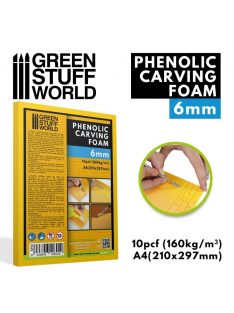 Green Stuff World - Phenolic Carving Foam 6 mm - A4 size