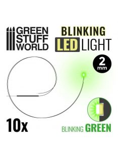   Green Stuff World - Micro Leds - Blinking Green - 2Mm (0805 Smd)